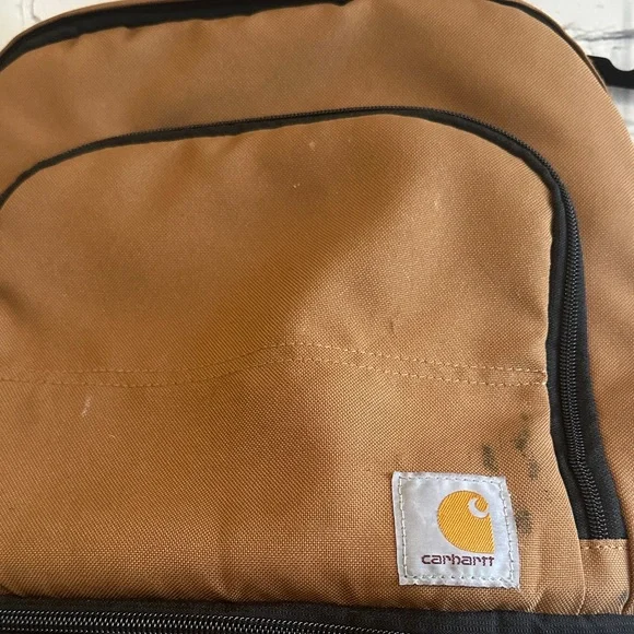 Carhartt Men's Tan Backpack with Black Accents - Picture 4 of 6
